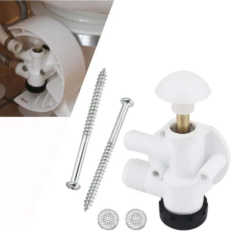 

Комплект водопроводных клапанов для автодомов, герметичный и простой в установке, сменный узел клапана для унитаза для ремонта автодомов