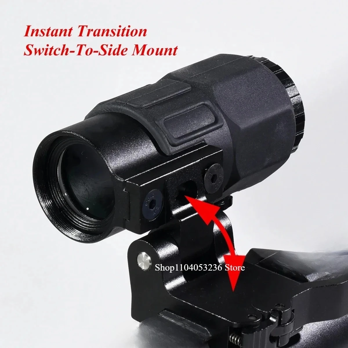 Tactical E*t*ch G33 G43 G45 Sight Fixed 3X 5X Magnifier Scope with Quick Disassembly and Flipping for Hunting Collimator