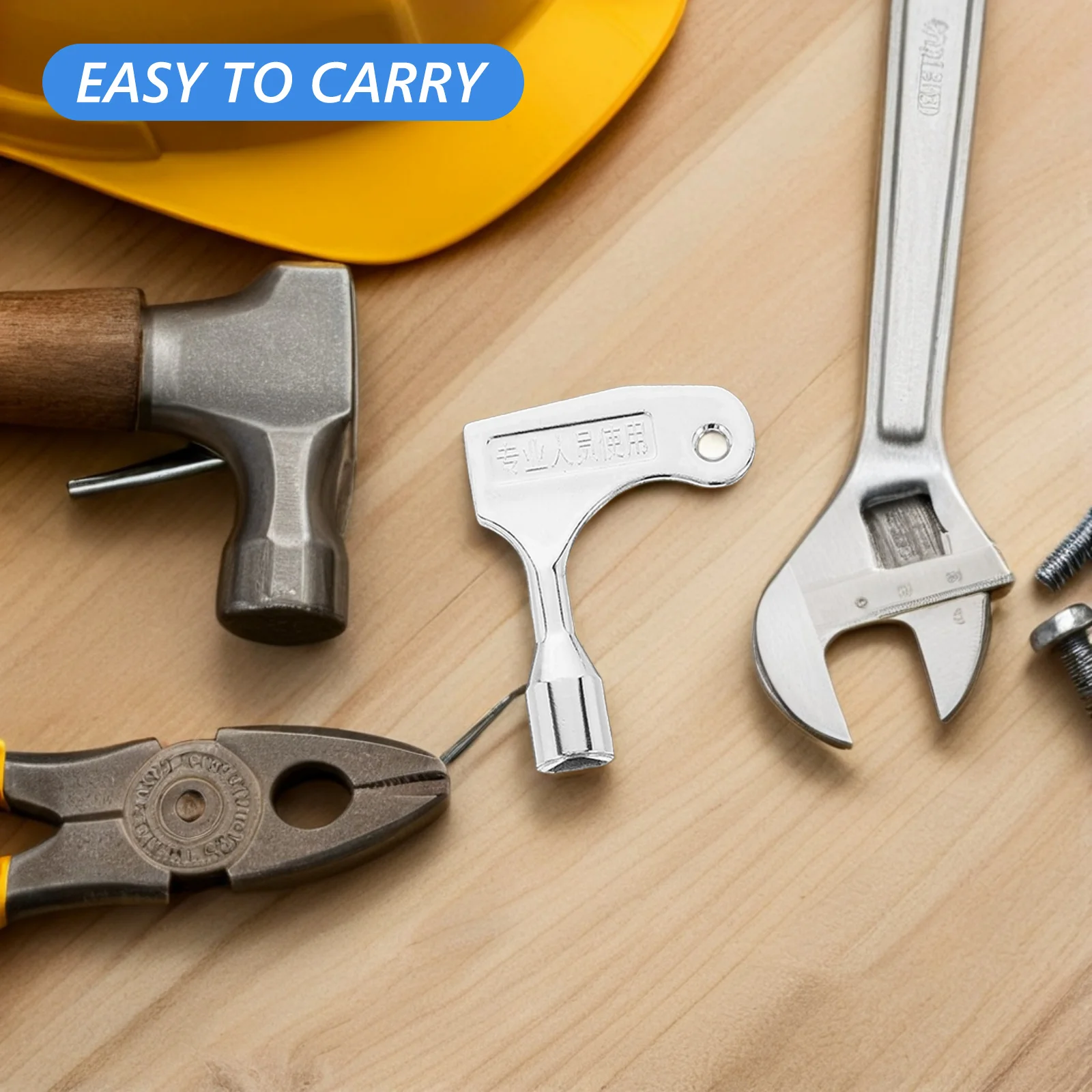 

Stainless Steel Key For Elevator Emergency Elevator Key Universal Door Release Lift Access Tool Triangle Spanner Keys