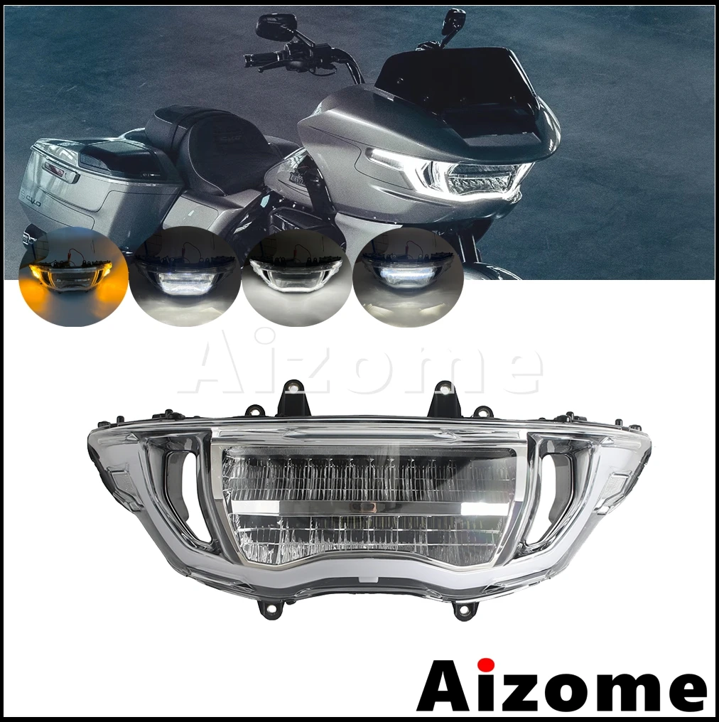 

Светодиодная передняя фара для мотоцикла, аксессуары для Harley Road Glide FLTRXSTSE FLTRXSE FLTRX 2023 2024 2025 2026