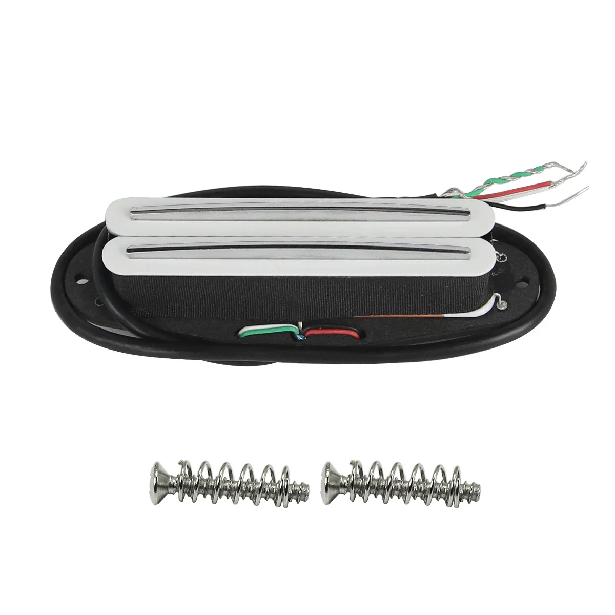 White Dual Blade Pickup Alnico 5 Popular Double Track Humbucker Bridge Pickup Guitar Parts