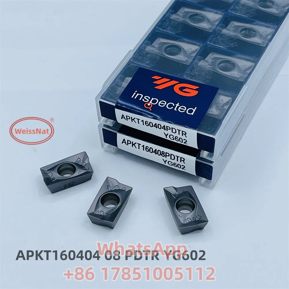 Inserção do Carboneto Apkt100305pdtr Apkt100308pdtr Apkt160404pdtr Apkt160408pdtr Apkt160416pdtr Yg602 Yg500 Yg622 Inserção do Carboneto