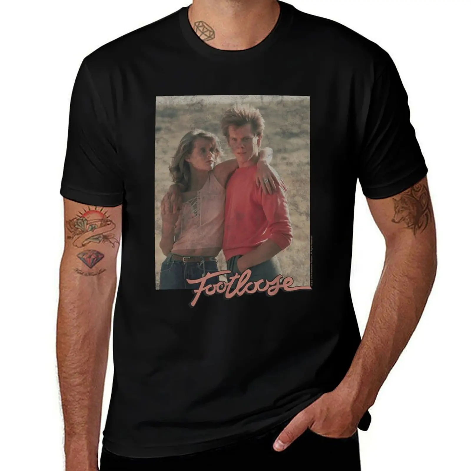 

Footloose Ren McCormack Ariel Moore T-Shirt plain tees shirts men