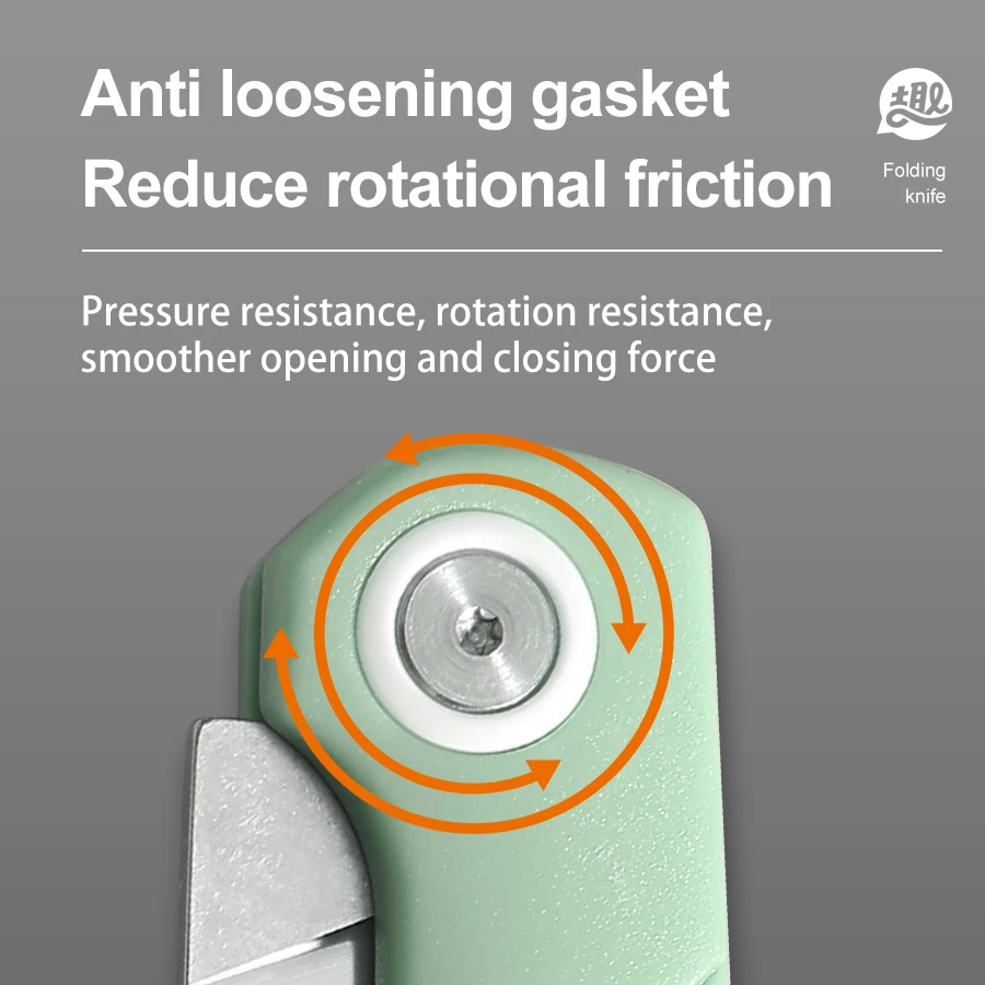 Coltello pieghevole YingQu AP51 5CR15MOV Manico in acciaio inossidabile PP Coltelli da tasca da campeggio all'aperto Utensili manuali per taglio di frutta