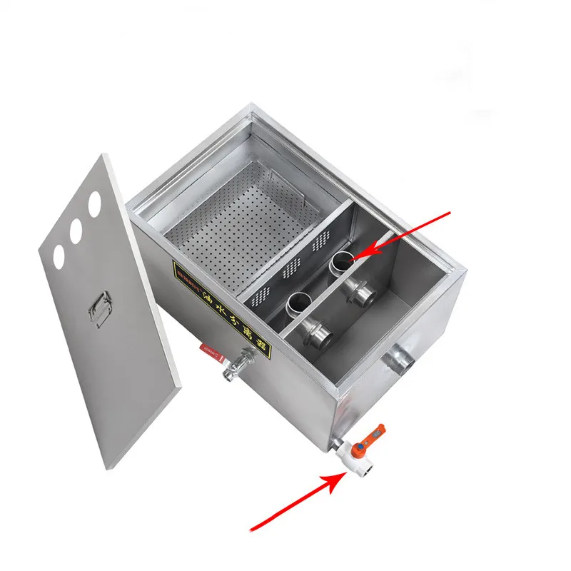 Kitchen Oily Oil-water Separator Portable Kitchen Cooking Oil Water Separator Treatment Grease Trap