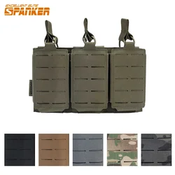 Tactical Magazine Pouch Triple Molle Mag Pouch Airsoft Ak 7.62/5.56mm M4 Ar Rifle Hunting Accessories Mag Holster