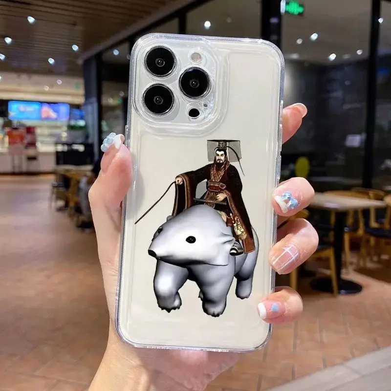 

Famous Person Mount Polar Bear Phone Case For iPhone 16 15 11 12 14 13 Pro Max Mini X XSMax XR 7 8 Plus SE4 16e Silica Covers