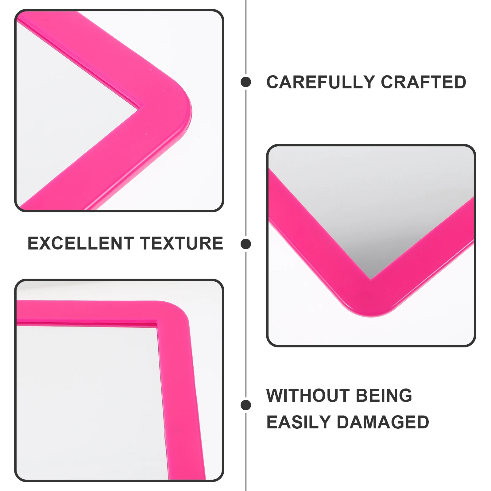 

Magnetic Makeup Mirror Small for Locker Absorbable Plastic Make-up Vanity Mirrors