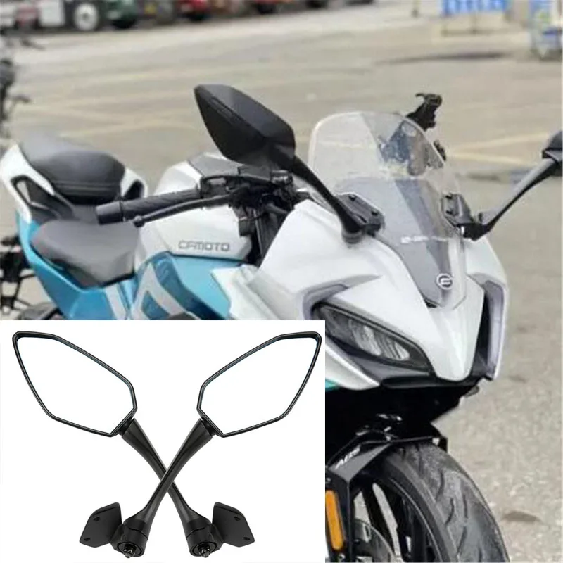 High Quality Motorcycle Rear View Mirror Brand Original Accessories Black Motorbike Mirrors for CFMOTO 250SR CF250-6A-6B-6C-6D