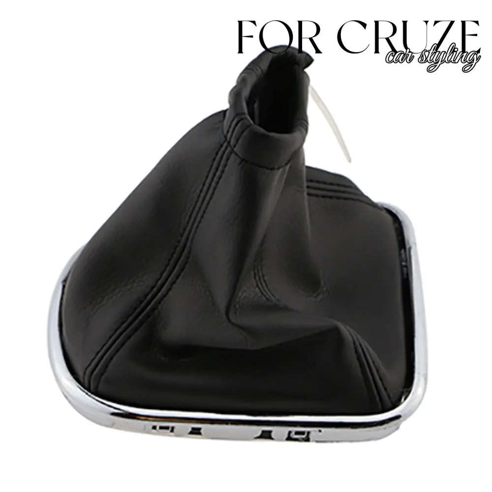 Car Gear Shift Knob Gaiter Boot Cover for Chevrolet Cruze 2008 2009 2010 2011 2012 2013 Leather Dust-proof Covers Accessories