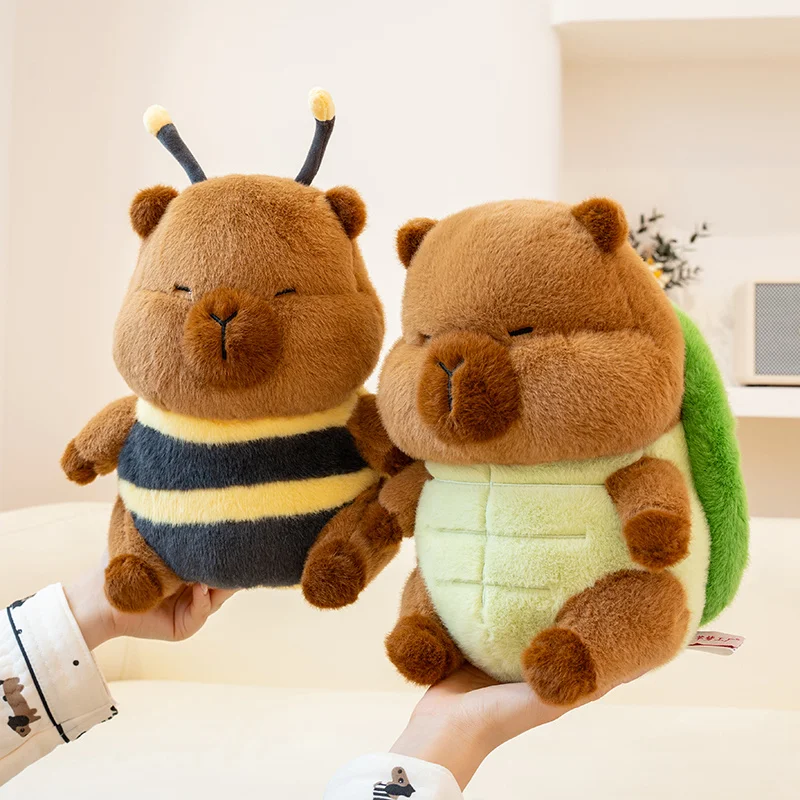 

Hot 23cm Cute Interesting Transformed Capybara Plush Toy Adorable Stuffed Doll Halloween Christmas Gift Children's Birthday Gift