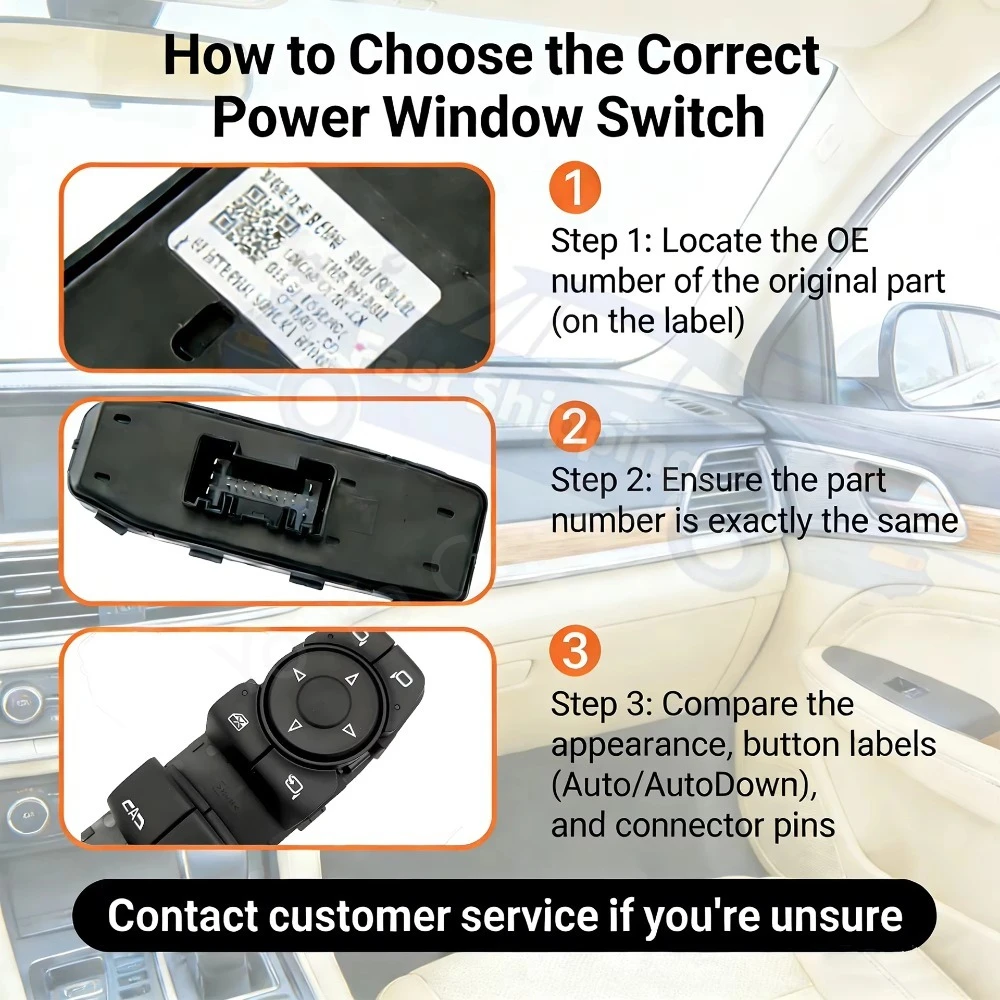 DF75-66-350A 03124270 For Mazda 2 6 2008-2012,Front Left Driver Side Electric Power Window Switch Glass Lifter Control Button view 3