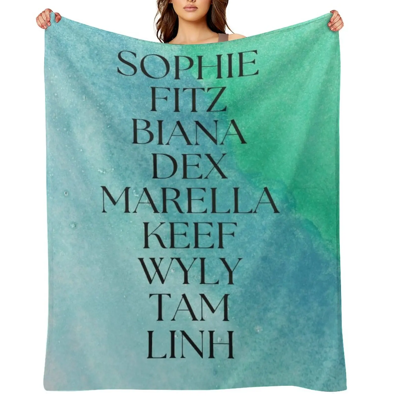 

Keeper of the Lost Cities Throw Blanket Hair Flannel Retros Decorative Beds Blankets