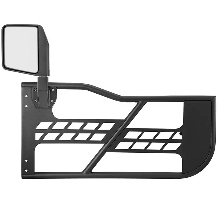 ملحقات السيارة العالمية للطرق الوعرة نصف باب مع مرآة جانبية لسيارة رانجلر JL 2018-2021