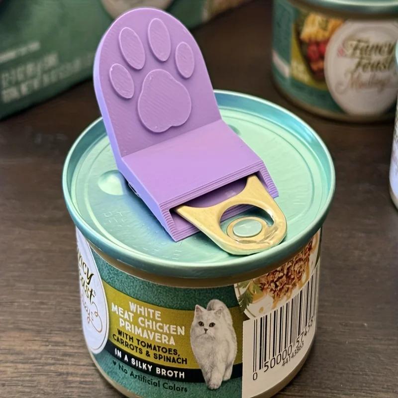 2PCS Pet Can Opener, Suitable for Canned Food for Cats and Dogs, Durable Plastic Kitchen Tools, Easy-to-clean Design - Detail 1