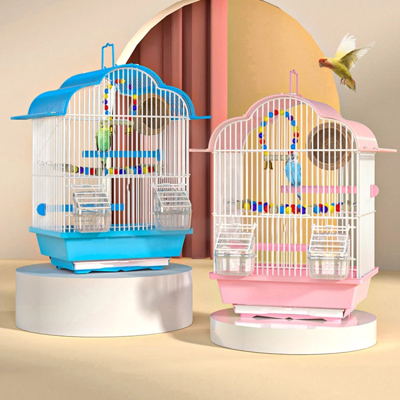 Rabbit Decoration Bird Cages Accessories Hut Outdoor Backpack Bird Cages Large Toys Gabbia Pappagallo Bird Supplies RR50BN