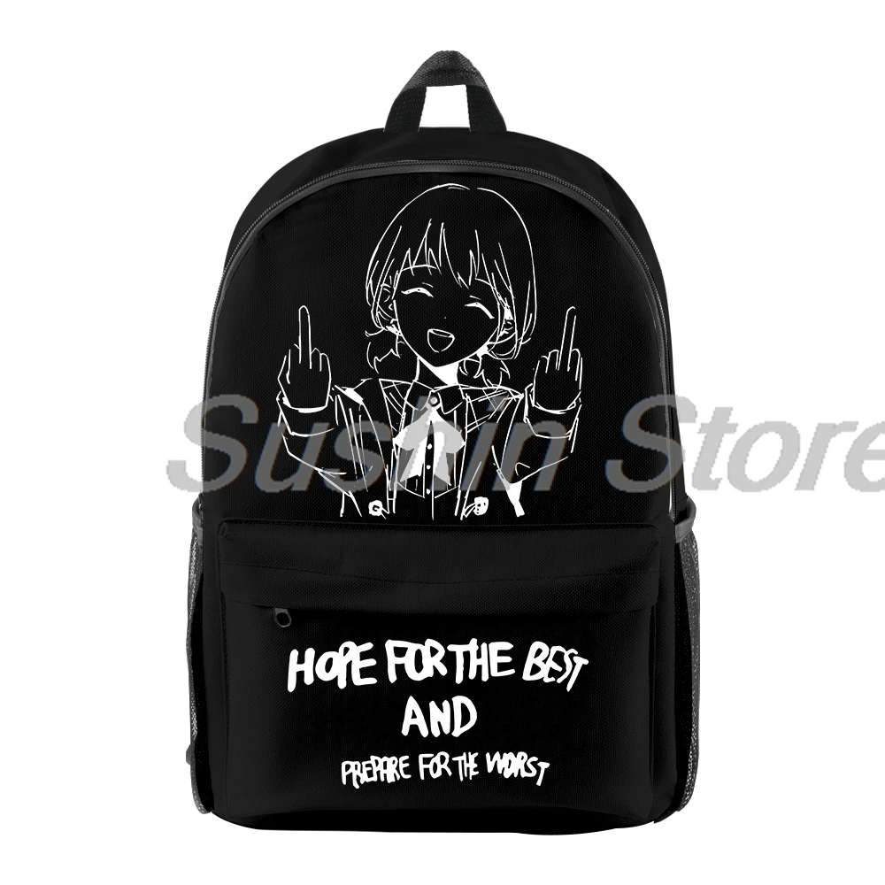 Mochila Unisex Band Cry Anime para meninas, mochila casual, bolsa de viagem, sacolas de desenhos animados, mochila para mulheres e homens, Harajuku