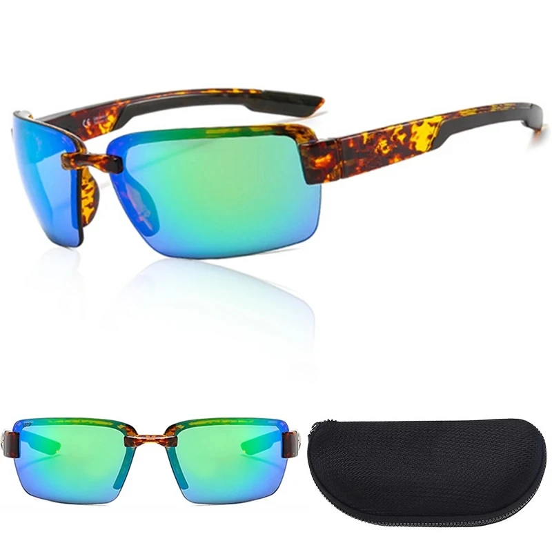 

Retro Square Polarized Sunglasses Men Galveston Brand Design Mirror Eyewear UV400 Driving Sport Sun Glasses for Women Male