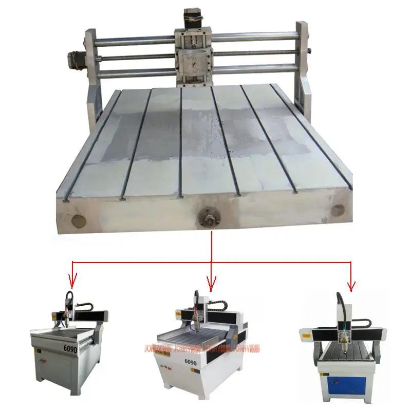 DIY dostosowane CNC 6090 rama aluminiowa 600x900mm 80mm zacisk wrzeciona łożysko liniowe z 3 sztuk 57-311 silniki krokowe do CNC 6090