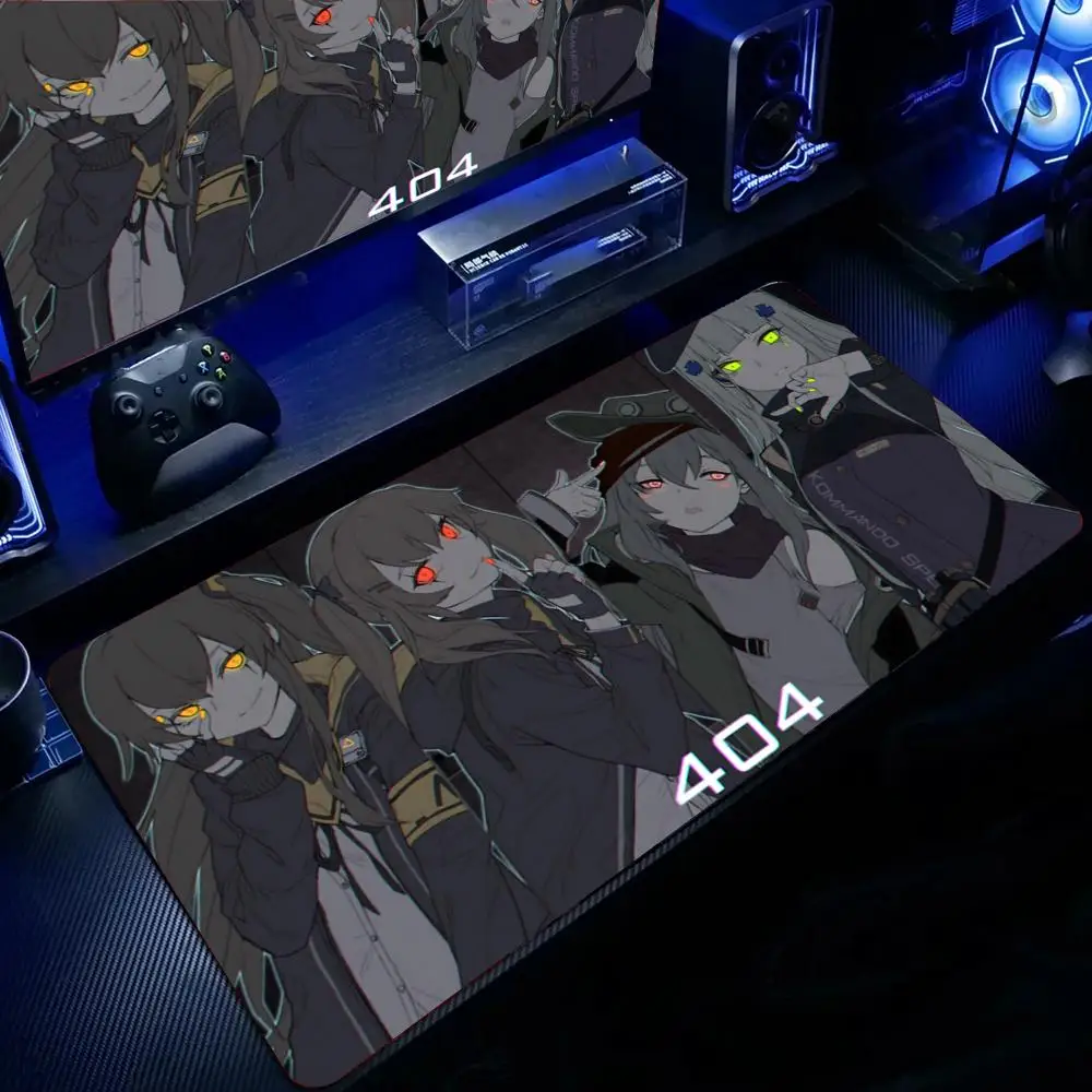 

Коврик для мыши Game Girls' Frontline 2 Exilium, большой игровой коврик для мыши с защитой от скольжения, утолщенный, для компьютерной клавиатуры, стола, рабочего места