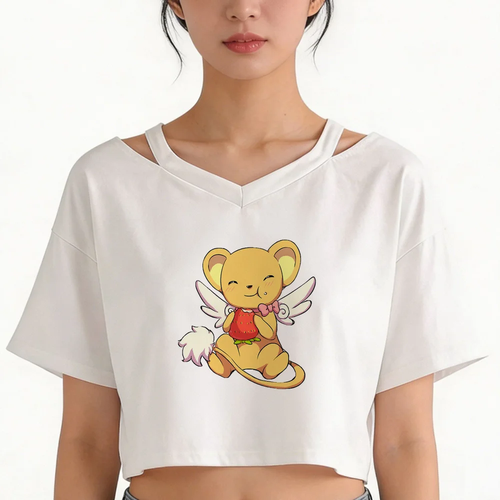 Cardcaptor Sakura cropped top ladies clearance sales cute cheap meme scene  tshirt funny summer dollette vintage goth
