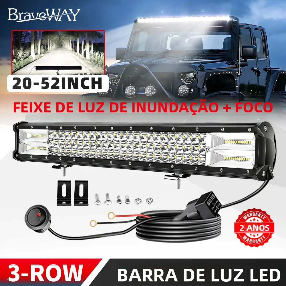 barra-luminosa-a-led-haolide-3-file-6000k-bianca-spot-flood-per-uso-fuoristrada-20-26-pollici-con-set-di-cavi-per-camion-suv-atv-4x4-4wd-12v-24v