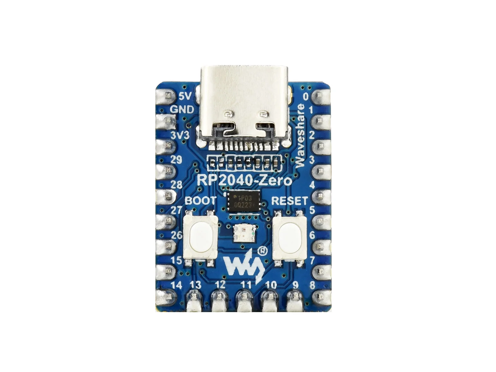 Waveshare RP2040-Zero a Pico-like MCU Board Based on Raspberry Pi MCU RP2040 Mini ver.