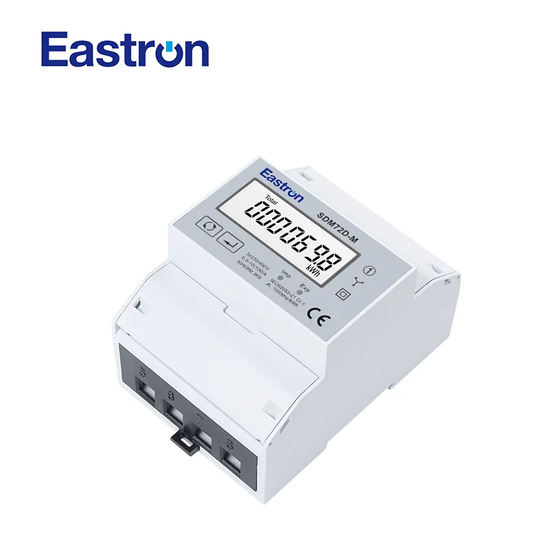 SDM72D-M Three Phase LCD Display Multi-parameter Measurement Energy Meter for Renewable Energy , Solar PV Applications  non MID
