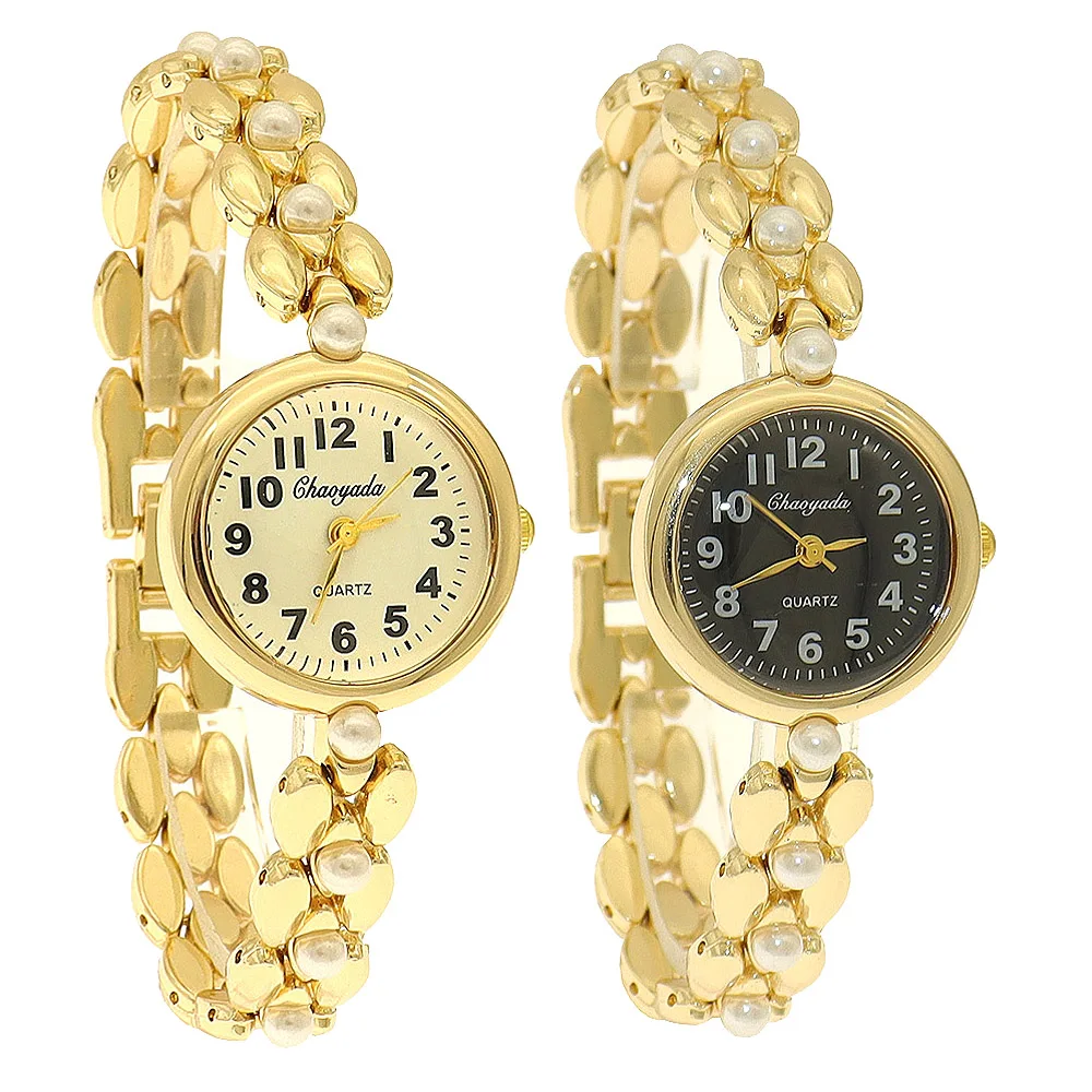 

Hot Ladies's Wristwatch Alloy Luxury Artificial pearl Watch for Women Casual Quartz Bracelet Watch Relogio Feminino часы женские