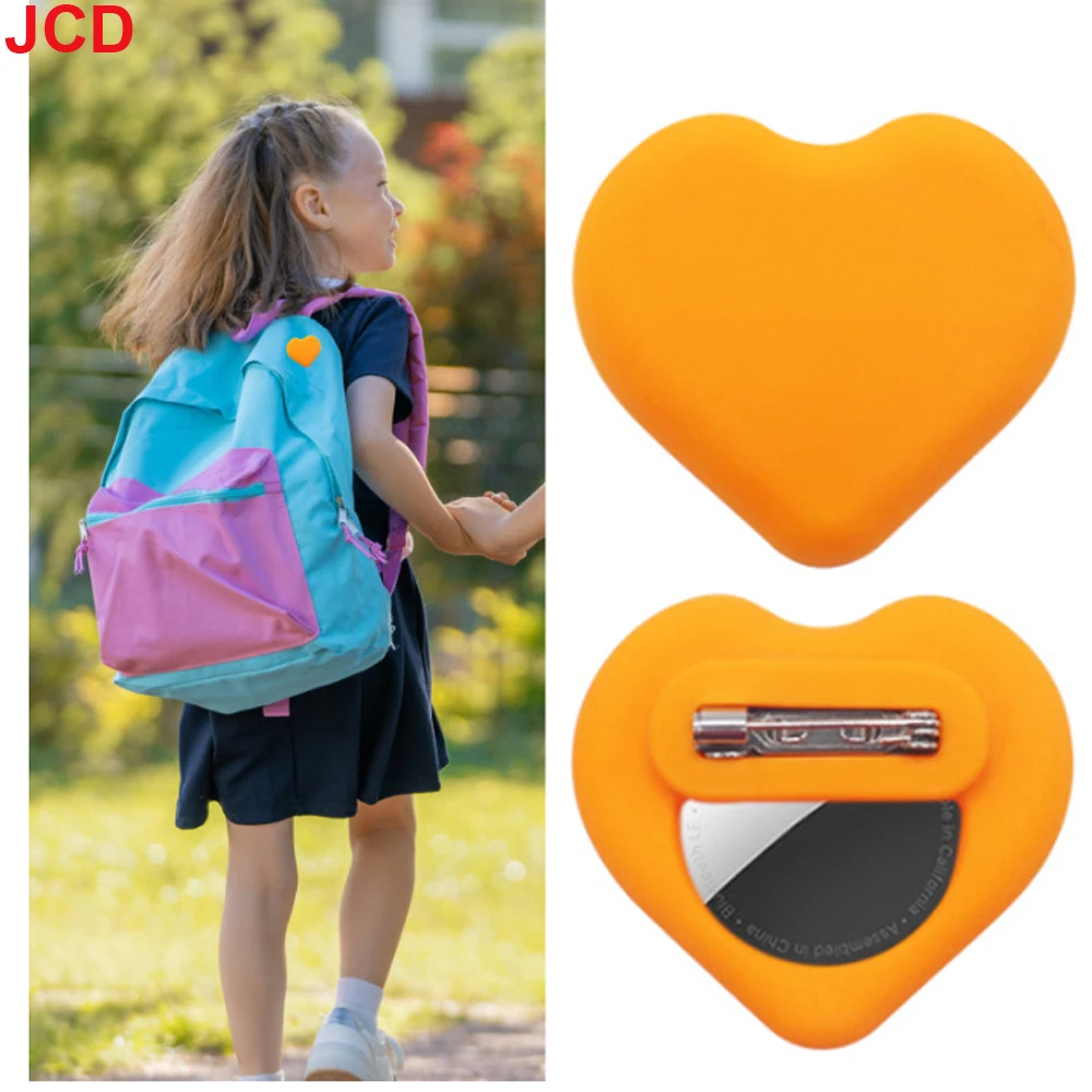 1pc Herzförmige Silikon Schutzhülle für Airtag Kinder Ältere Haustier Anti Verlust Gerät Schnalle Schutzhülle Anti-scratch Shell