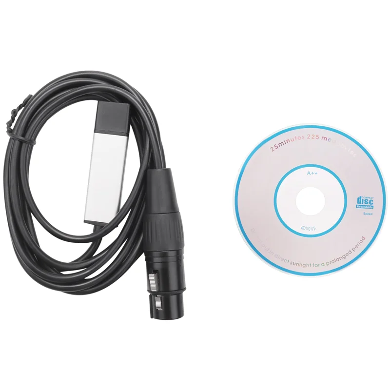 DMX512 USB DMX-interfaceadapter LED-podiumverlichtingscontroller, USB naar DMX-interfaceadapter, DMX-controller