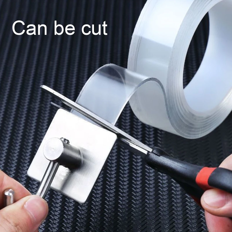 E9LB Chống Nước Treo Tường Băng Keo Hai Mặt Dải Ome Phòng Khách Văn Phòng Kính Xe Ô Tô Trang Trí