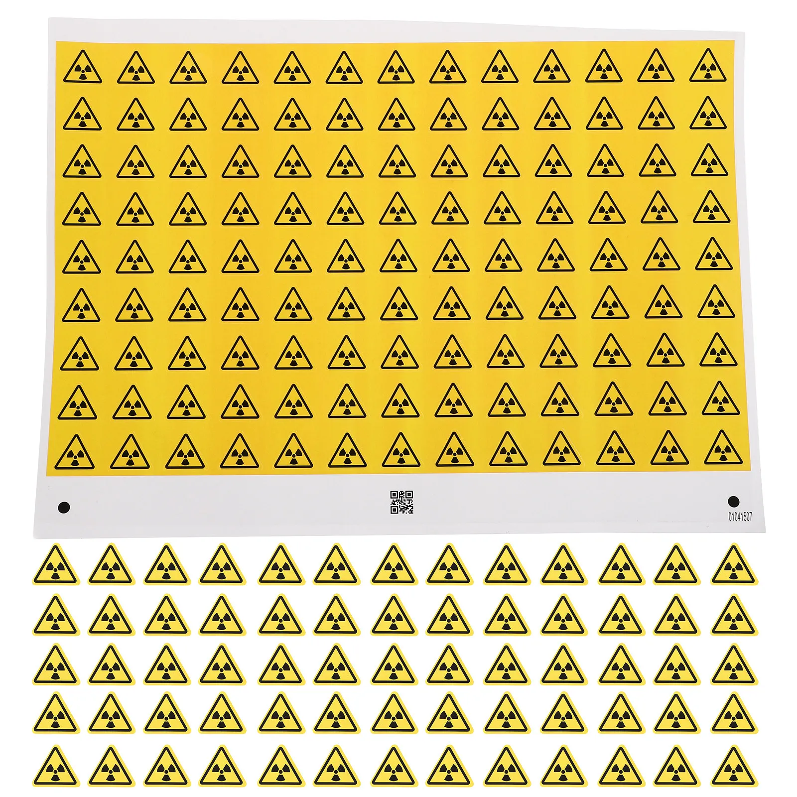

290 шт. наклеек с предупреждением о радиации, высококачественные прочные клейкие этикетки для оборудования, лабораторий, предприятий, для обеспечения безопасности от опасностей
