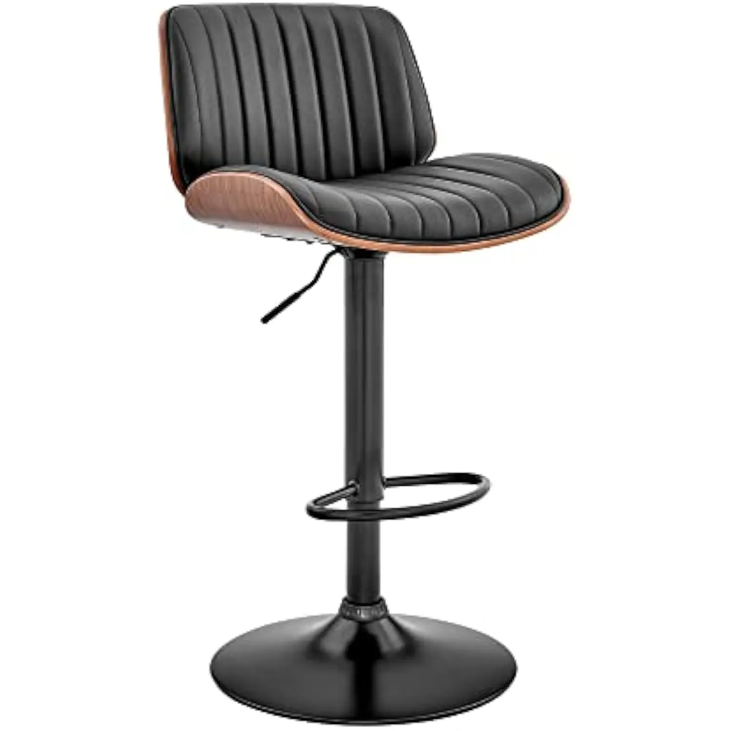 

24 Black Iron Swivel Adjustable Height Bar Chair