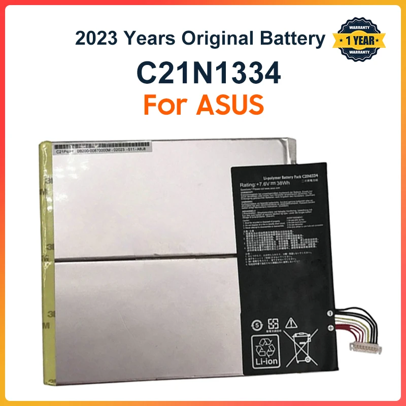 

C21N1334 Laptop Battery For ASUS Transformer Book T200TA T200TA-1A T200TA-1K T200TA-1R 200TA-C1-BL Tablet PC 7.6V 38WH