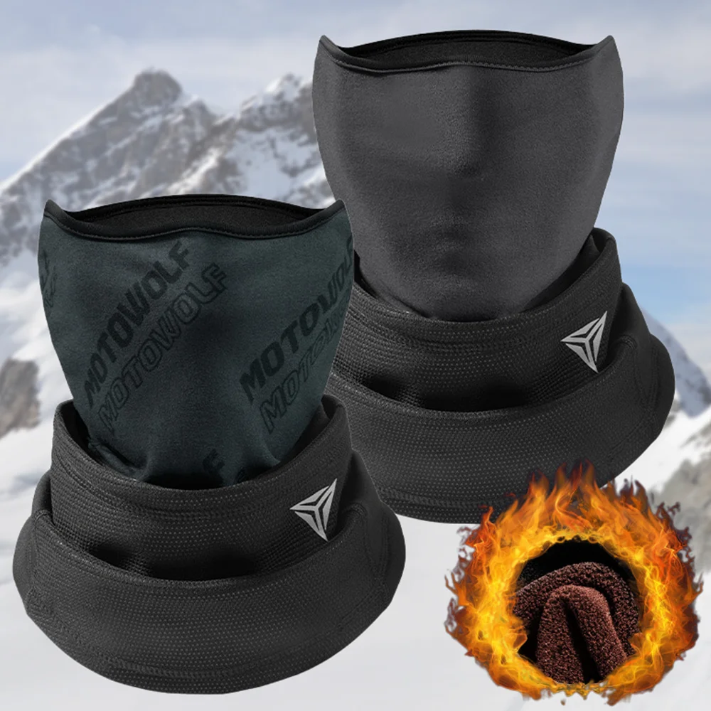 

Winter Motorcycle Warm Mask Men Women Fleece Neck Outdoor Warmer Windproof Scarf Camping Hiking Balaclava Cycling Face Mask