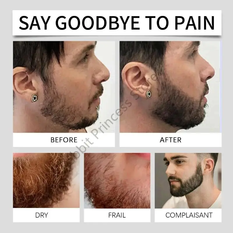 BX0F Cosmetics Para Barba ، Bálsamo estistulante Barba ، Potente Beard ، Crema Para Barba ، ترطيب و #3