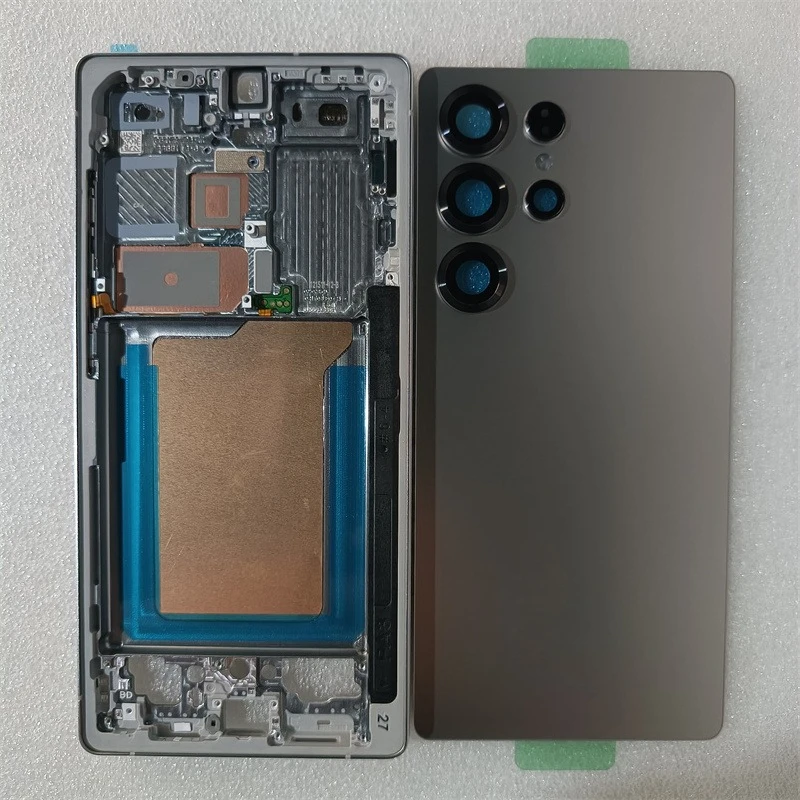 サムスン-galaxy-s25-ultra-s938用-ミドルフレーム-ガラスバッテリードアカバー背面（カメラレンズ付き）フルフォンハウジングケース