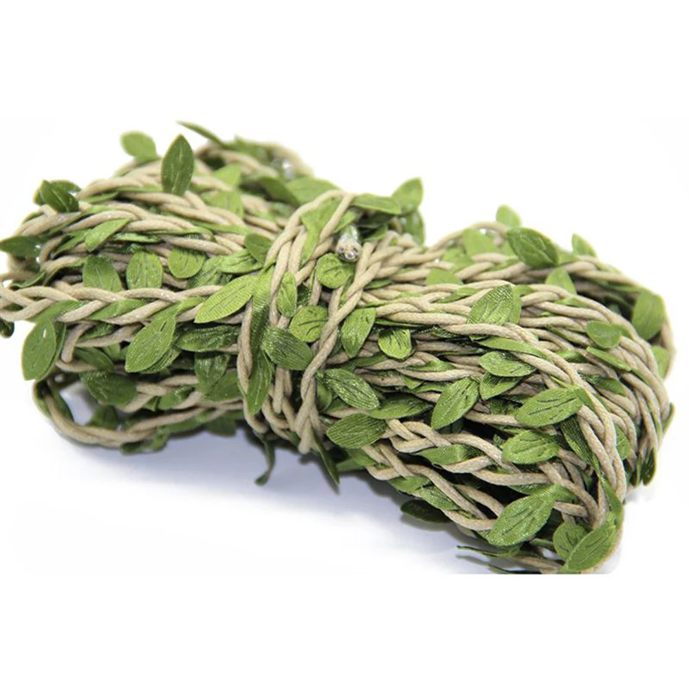 

10M Artificial Vine Greenery Rattan Christmas Decor Leaf Vines Plants Vivid Home Party Bar Cafe Garden Festival