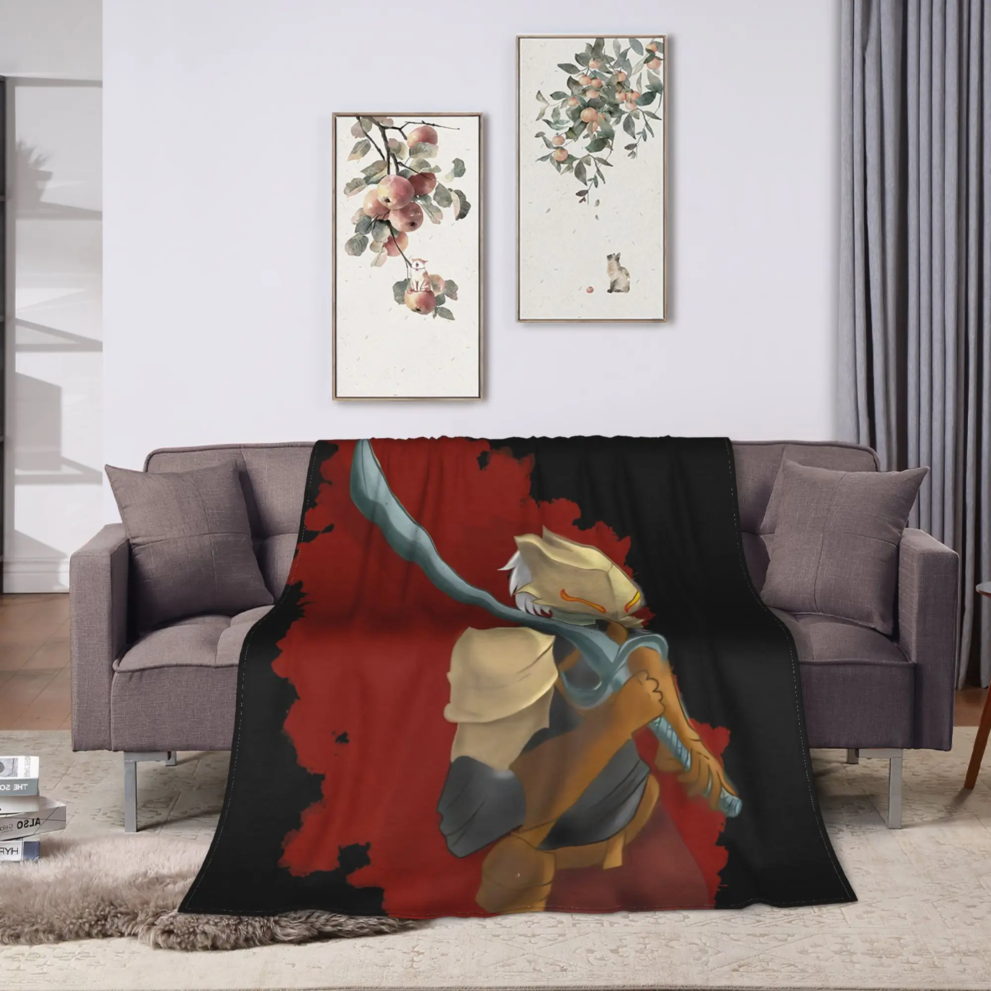 Slay The Spire Iron Clad Blanket  Soft Warm Graphic Plush Throw Blanket For Children Outdoor Flannel Bedspread Bed Cover