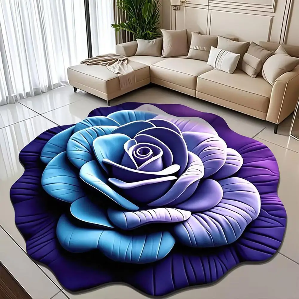 

Quick Dry Floor Mat Quick Dry 3d Peony Pattern Diatomaceous Earth Bath Mat with Non-slip Backing Stylish Bathroom Rug for Home