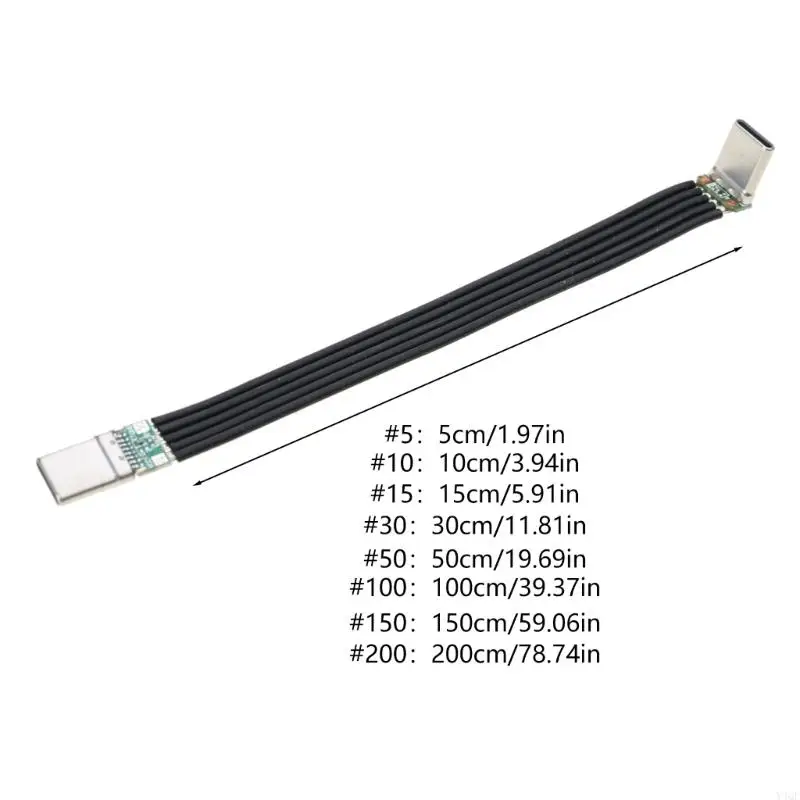 Y4QF Type-C мужской и мужской кабельный кабельный кабель