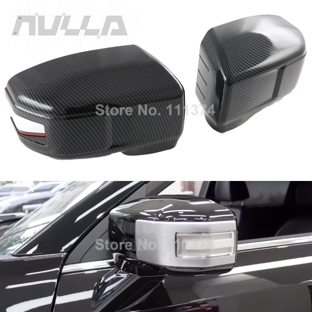 

For Ssangyong Torres 2022 2023 2024 Rearview Mirror Cover Trim Frame ABS Carbon Accessories