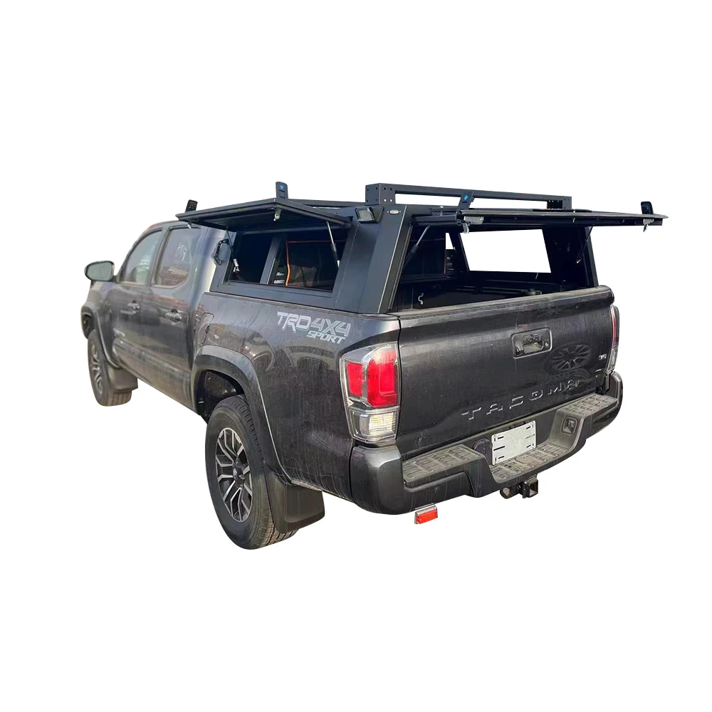 

Factory Sales Truck Bed Hard Shell Overland Custom 4x4 Aluminium Tacoma 5ft Pickup Truck Canopy