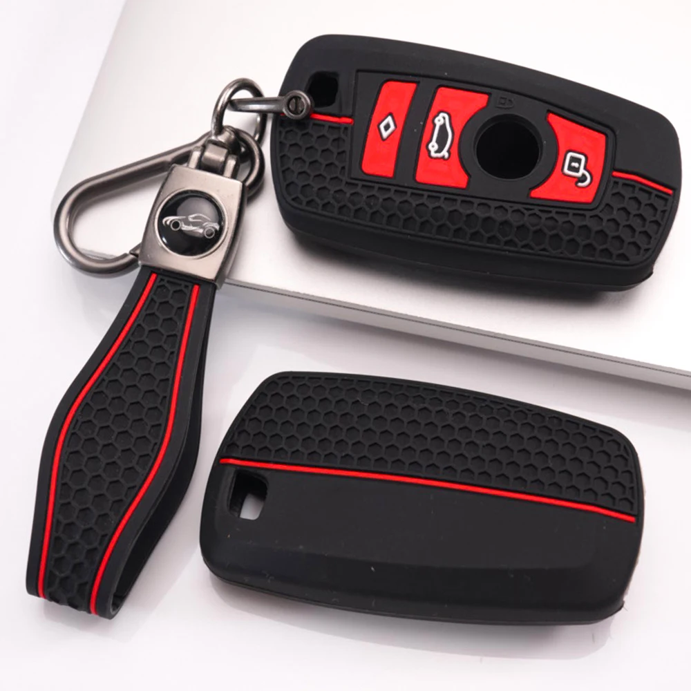 Protective Key Cover With Chain For BMW 1 Series 2 Series 3 Series 4 Series 5 Series 6 Series 7 Series X1 X3 X4 X5 X6 Z4 M3