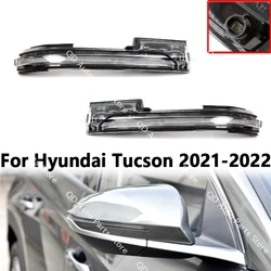 87613-N9000 87614-N9000 For Hyundai Tucson 2021 2022 2023 Rearview Mirror Turn Light Signal Lamp Accessories