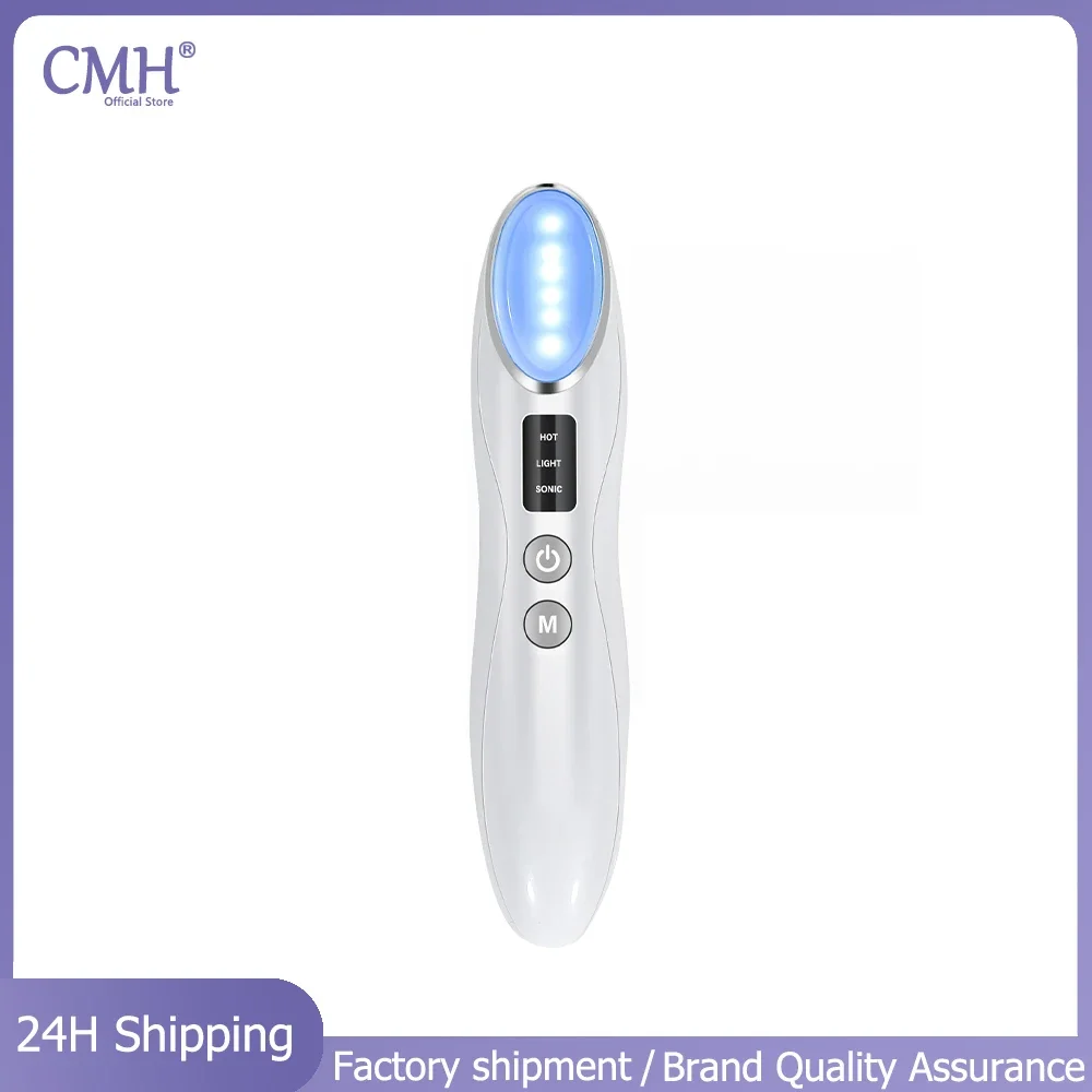 CMH Electric Mini Eye Massager ใบหน้าการสั่นสะเทือนอุปกรณ์กําจัดริ้วรอย Dark Circles Anti Aging นวด Eye Skin Care เครื่องมือ