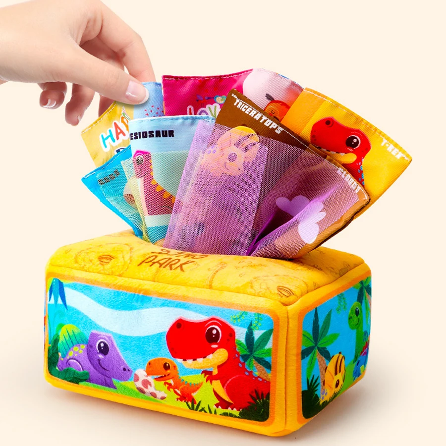 ของเล่นกล่องทิชชู่เด็กมอนเตสซอรี่พร้อมกระดาษย่นสีสันสดใส |   ของเล่นมอเตอร์ปรับทางประสาทสัมผัสสําหรับเด็กวัยหัดเดิน |   ของขวัญพัฒนาช่วงต้น 6-18M