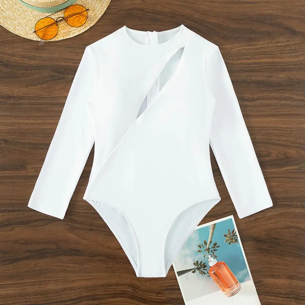 Lady Hollow Out ชุดว่ายน้ำชุดว่ายน้ำ Monokini Beach Monokini