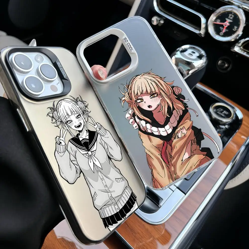 Anime Niedliche T-toga-himiko-S Handyhülle für iPhone 17 16 15 11 12 13 14 Pro Max 16 Plus 12 Mini 7 8 XR XS 15Pro MAX Hülle